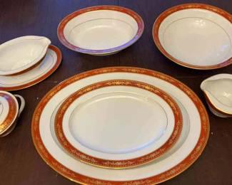 Noritake Goldhill Serving Pieces