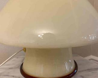 Glass Mushroom Lamp