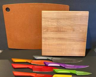 Boos Block Chopping Block Epicurean Cutting Board Pure Komachi Coated Carbon Stainless Steel Knives