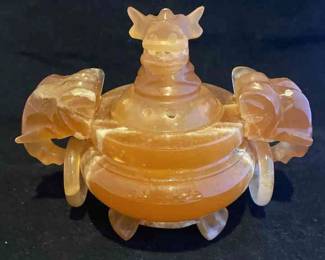 Carved Chinese Dragon Incense Burner