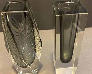 Vintage MCM Murano Glass Vases