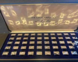 The Great Airplanes Sterling Silver Miniature Collection