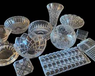 Crystal Bowls And Vases