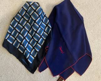 Yves St Laurent Silk Scarves