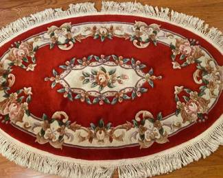 Wool Oblong Area Rug