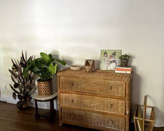 Wicker, rattan and bamboo items 