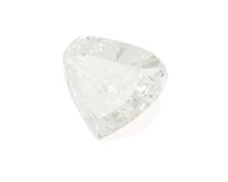 93
An Unmounted Colored Diamond
The heart-shaped very light green diamond measures 9.85 x 10.79 x 4.38 mm and weighs 3.02 carats.

Accompanied by GIA report number 6157982571 stating the diamond is Very Light Green, Natural Color, SI2 clarity.
Estimate: $25,000 - $35,000