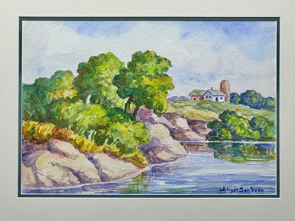 Birger Sandzen original watercolor
