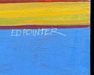 Ed Pointer Kansas regionalist, Wichita resident original painting