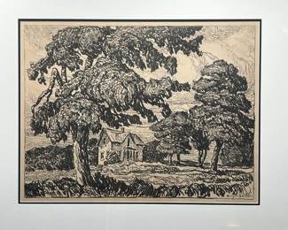 Original signed print by Birger Sandzen