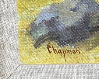 Original painting of aspen trees by Chapman