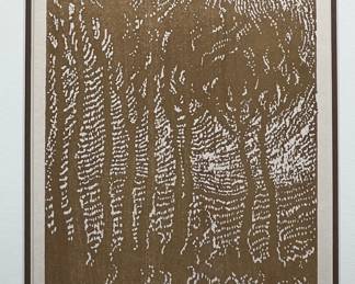 Nailhead original signed print by Birger Sandzen