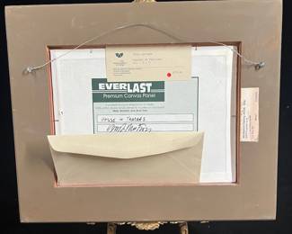 Back: Todd Matson small original painting of an old adobe building in New Mexico