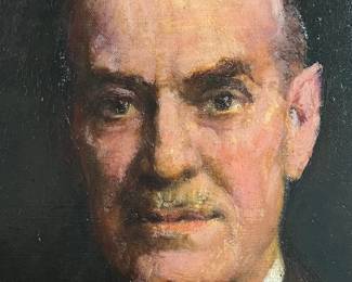 Portrait of Albert T Reid in antique frame