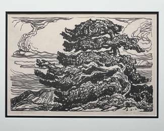 Original signed print by Birger Sandzen