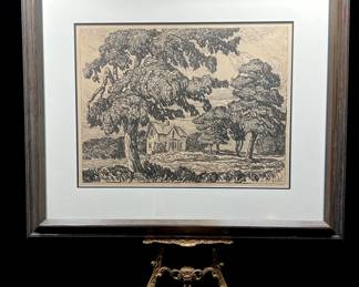 Original signed print by Birger Sandzen