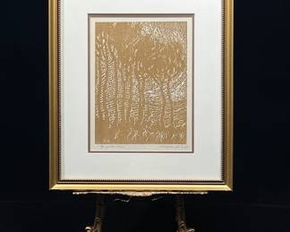 Nailhead original signed print by Birger Sandzen