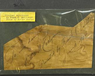 Detail: Frank Schlitzer incredibly detailed watercolor painting of Christ carrying the cross on the way to Calvary