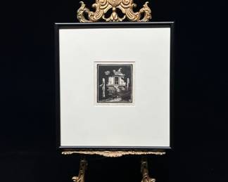 Herschel Logan Prairie Printmaker original signed work