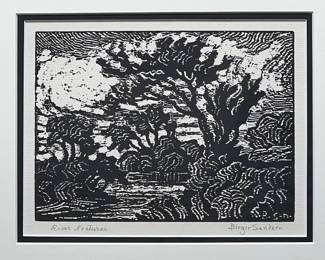 Original signed print by Birger Sandzen