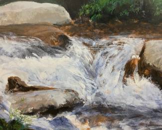 Ed Pointer Kansas regionalist, Wichita resident original painting