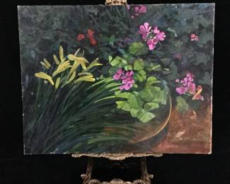 Ed Pointer Kansas regionalist, Wichita resident original painting