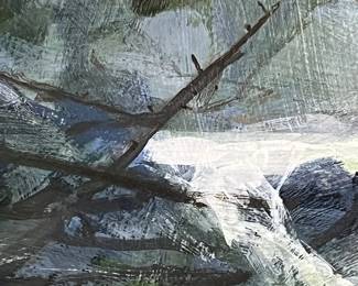 Ed Pointer Kansas regionalist, Wichita resident original painting