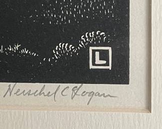Herschel Logan original signed print