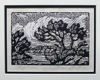 Original signed print by Birger Sandzen