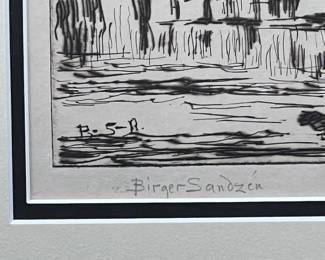 Original signed print by Birger Sandzen