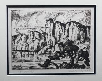 Original signed print by Birger Sandzen