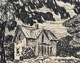 Original signed print by Birger Sandzen