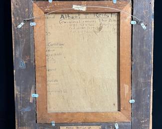 Portrait of Albert T Reid in antique frame