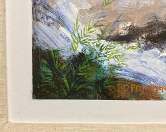 Ed Pointer Kansas regionalist, Wichita resident original painting