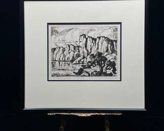 Original signed print by Birger Sandzen