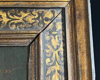 Portrait of Albert T Reid in antique frame