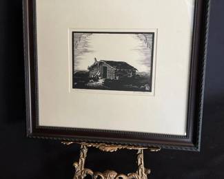 Herschel Logan original signed print