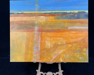 Ed Pointer Kansas regionalist, Wichita resident original painting