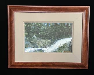 Ed Pointer Kansas regionalist, Wichita resident original painting