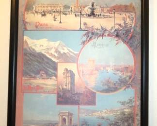 Eugene V. Bourgeois Chemins De Fer de Paris -Lyon -Mediterranee Poster