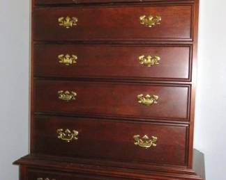 American Drew High Boy Dresser Chest