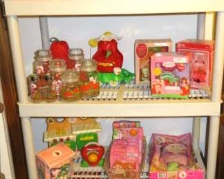 Huge Collection of Vintage Strawberry Shortcake, everything you can think of!