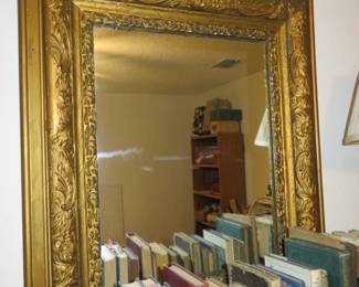 Antique Gilt Gesso Wall Mirror