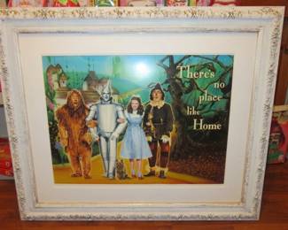 Wizard of OZ, "There's no place like Home" Large Framed Pictured