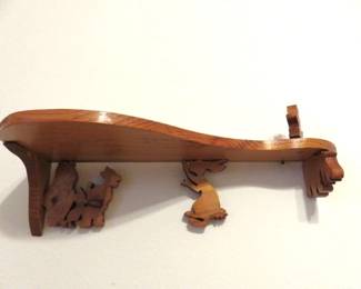 Winnie The Pooh  Wooden Wall Shelf