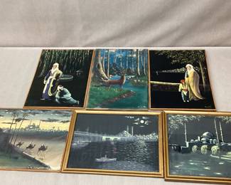 Vintage 1950s Turkish Paintings