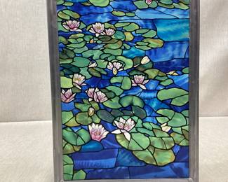 "Water Lilies" Stained Glass