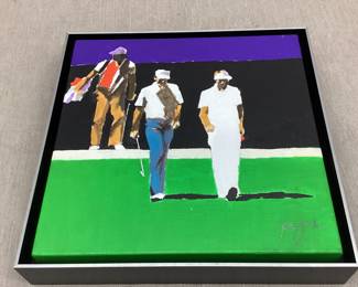 Ted Jordan Acrylic on Canvas