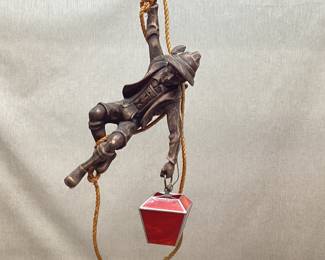 German Mountain Climber Lamp