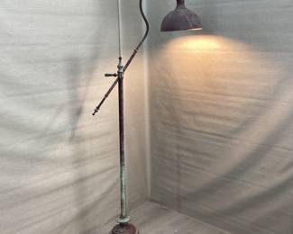 Copper Industrial Floor Lamp